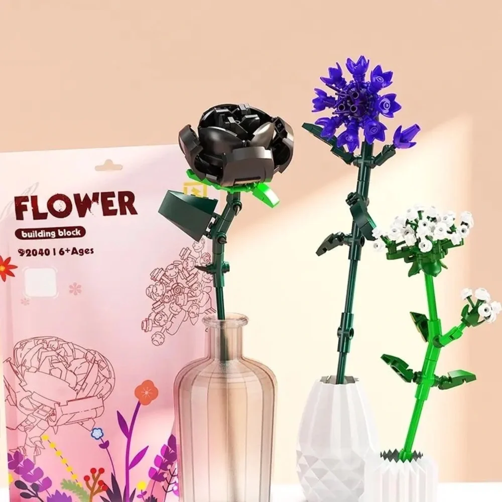 1pcs Lego Creative Building Blocks Flower Bricks Plant Gift Constructor Rose